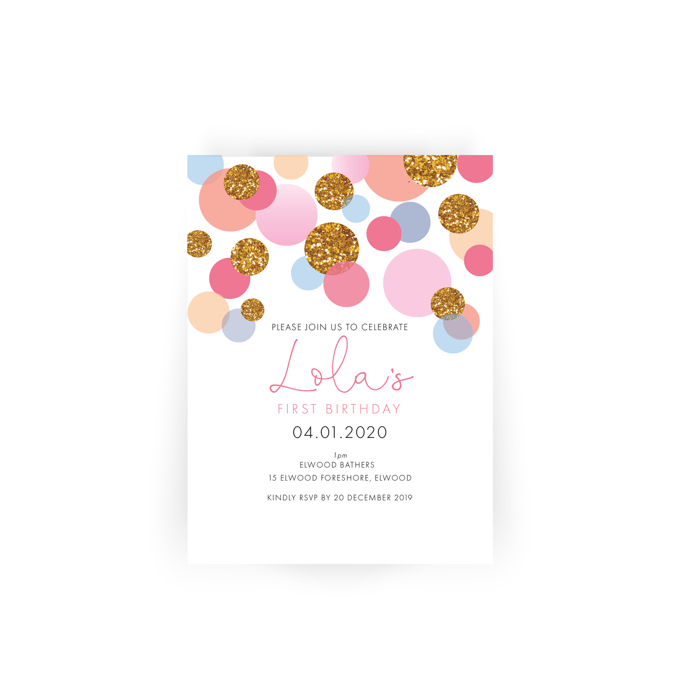 Lola | Baby Invitation