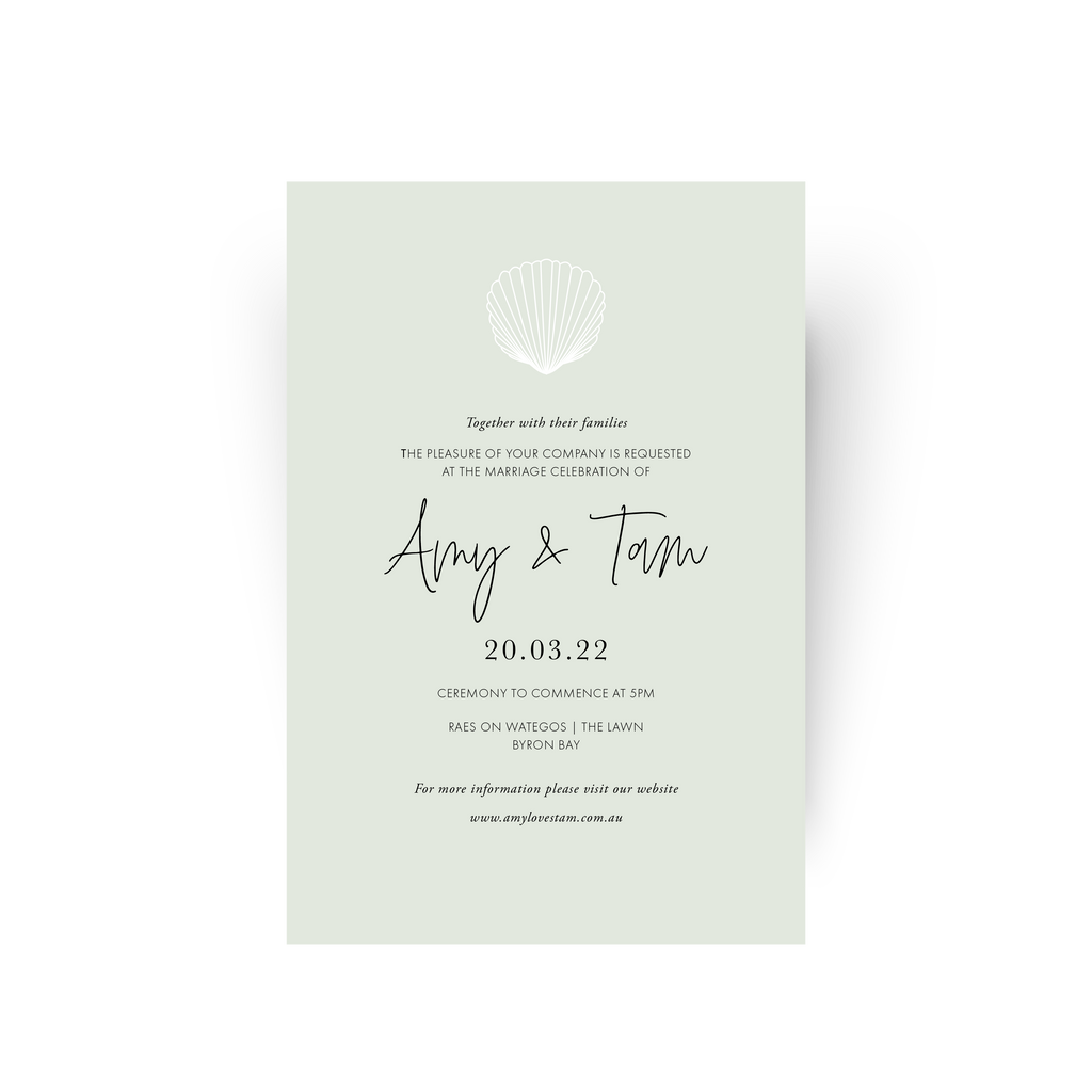 Amy | Wedding Invitation