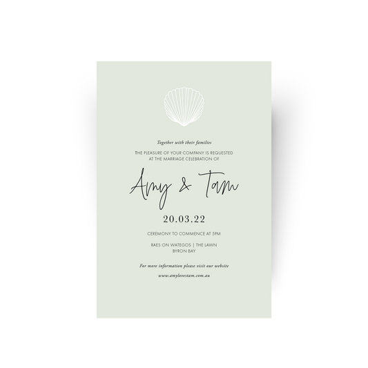 Amy | Wedding Invitation