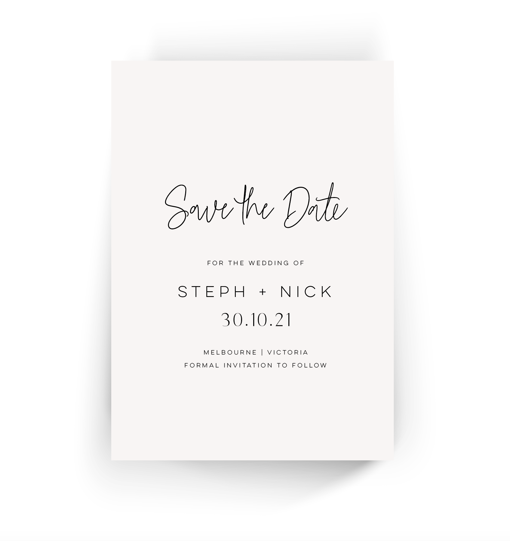 Steph | Save the Date Invitation
