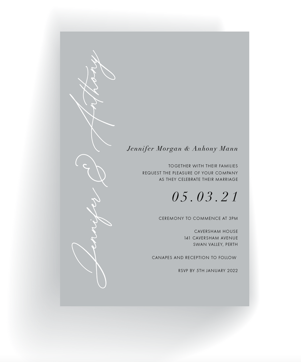 Jennifer | Wedding Invitation