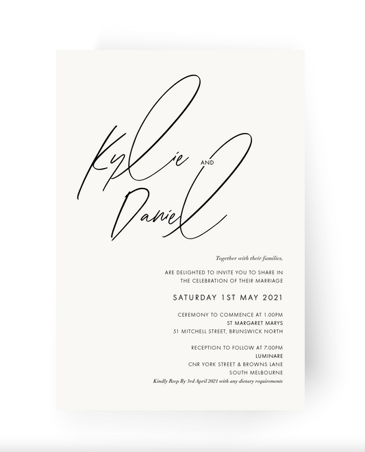 Kylie | Wedding Invitation