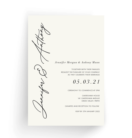 Jennifer | Wedding Invitation