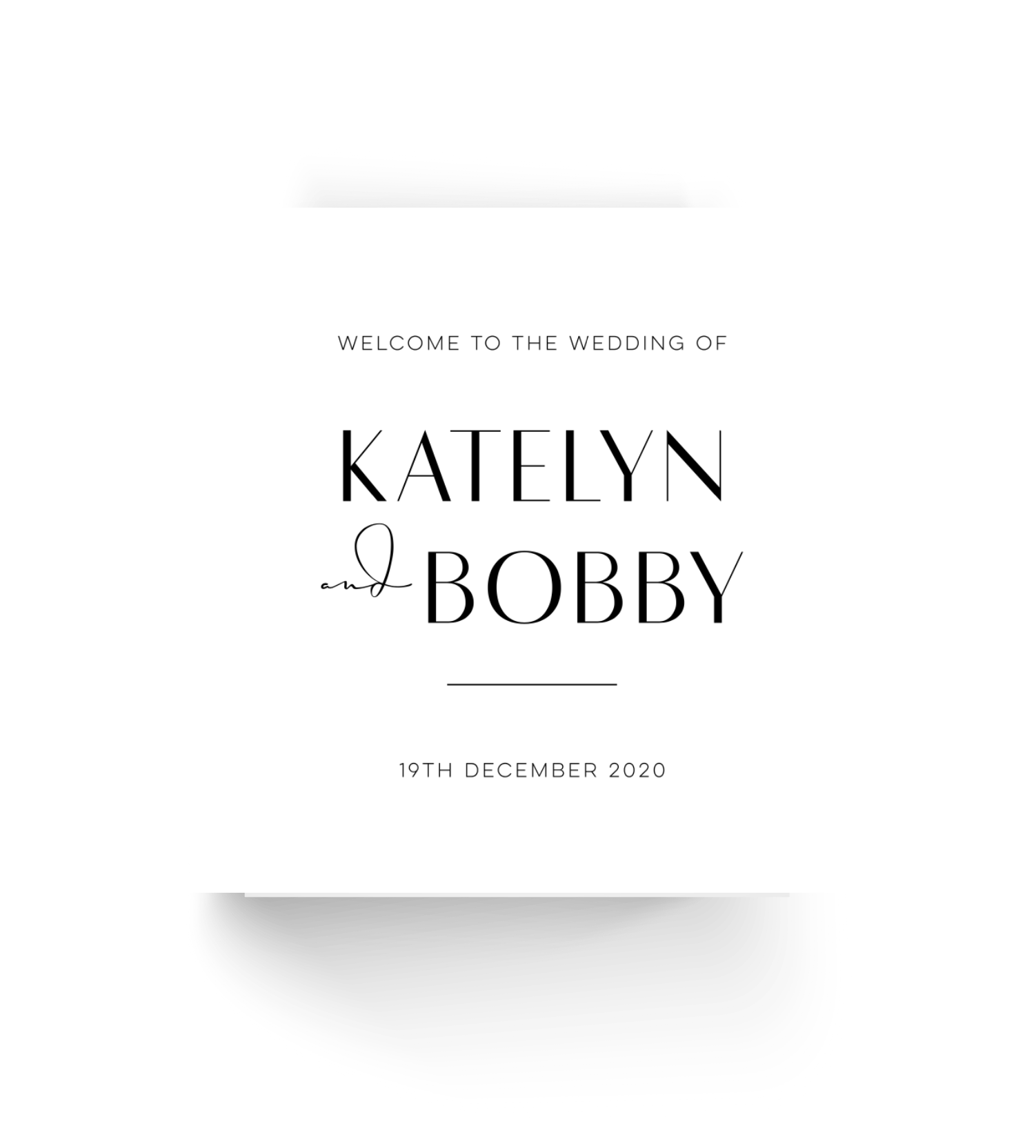 Katelyn | Welcome Board
