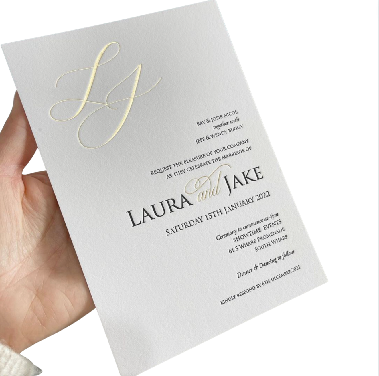 Laura | Wedding or Engagement Invitation