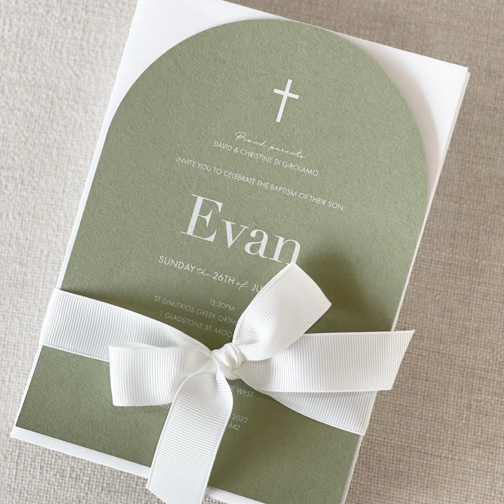 Evan | Baby Invitation