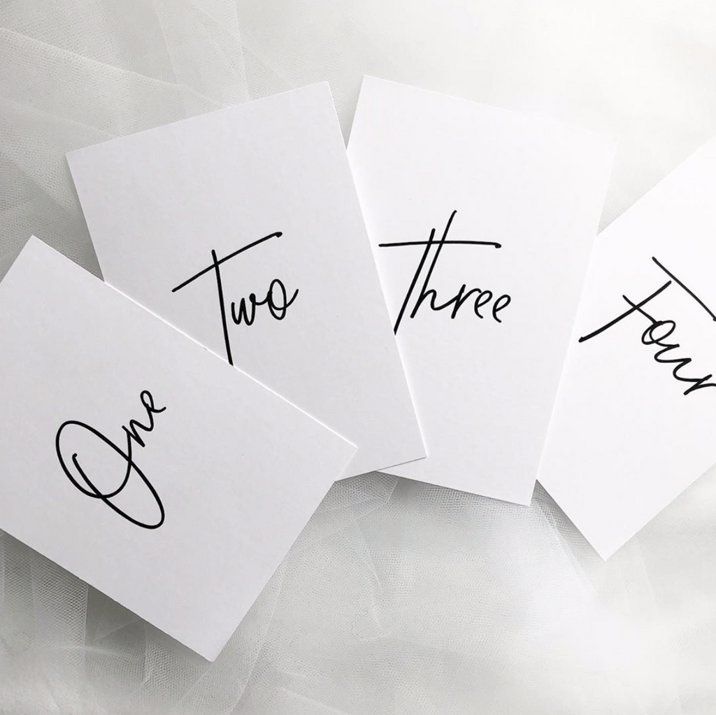 Whimsy | Table Numbers