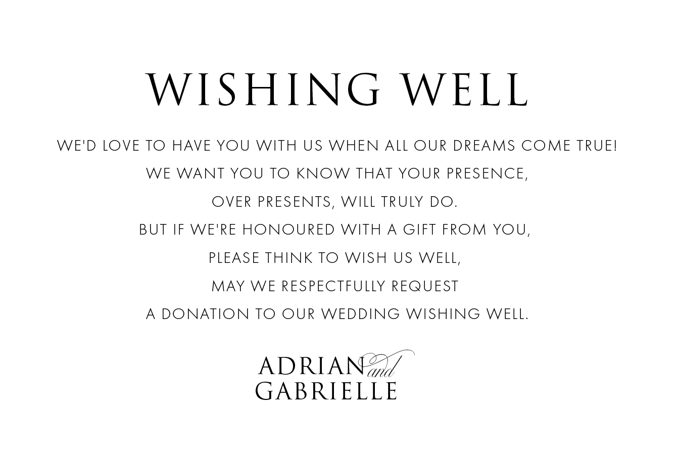 Gabrielle Roccuzzo | Wedding Invitations - Min Order 50 units