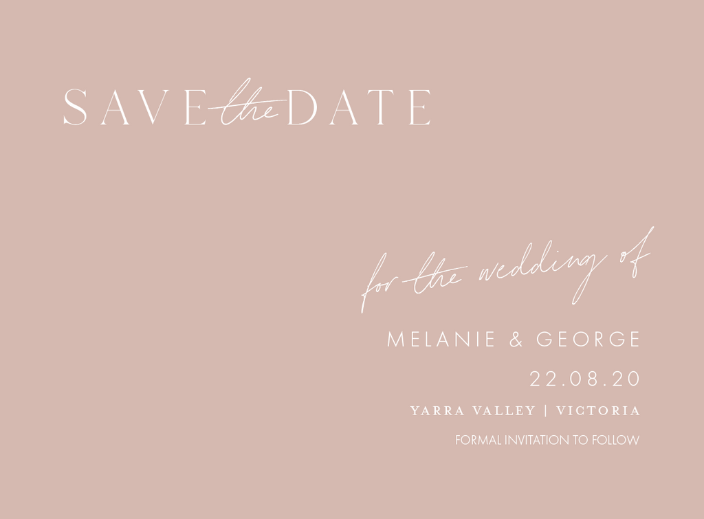Wedding Date Change Cards - Postponed Wedding Cards