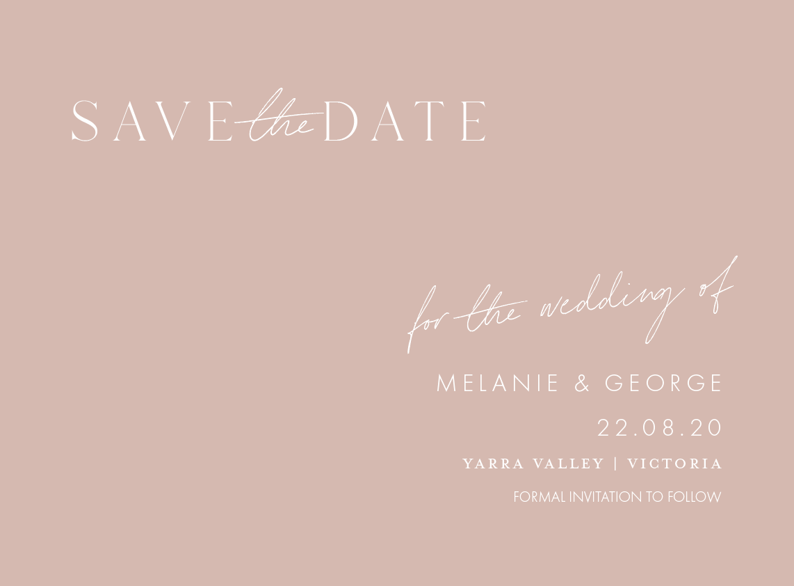 Wedding Date Change Cards - Postponed Wedding Cards