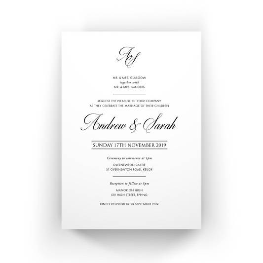 Sarah | Wedding Invitation