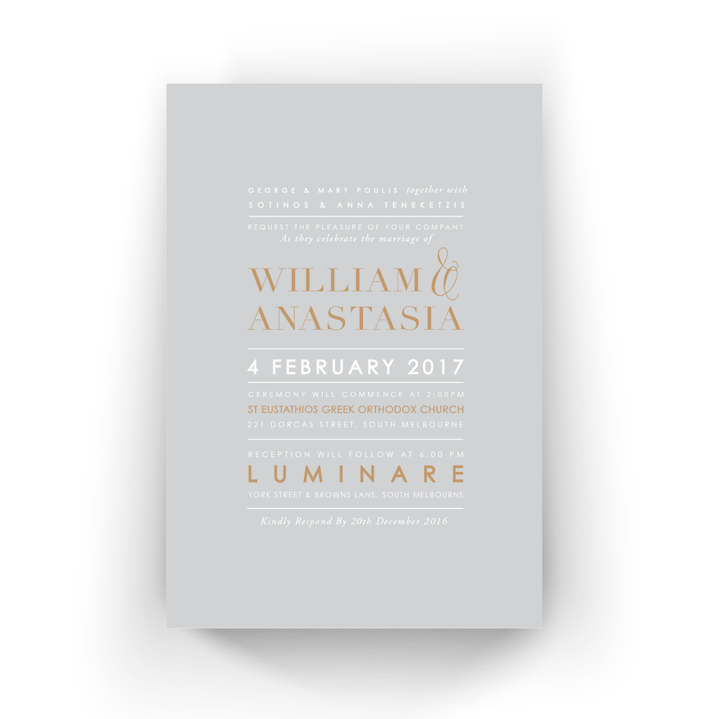 Anya | Wedding Invitation