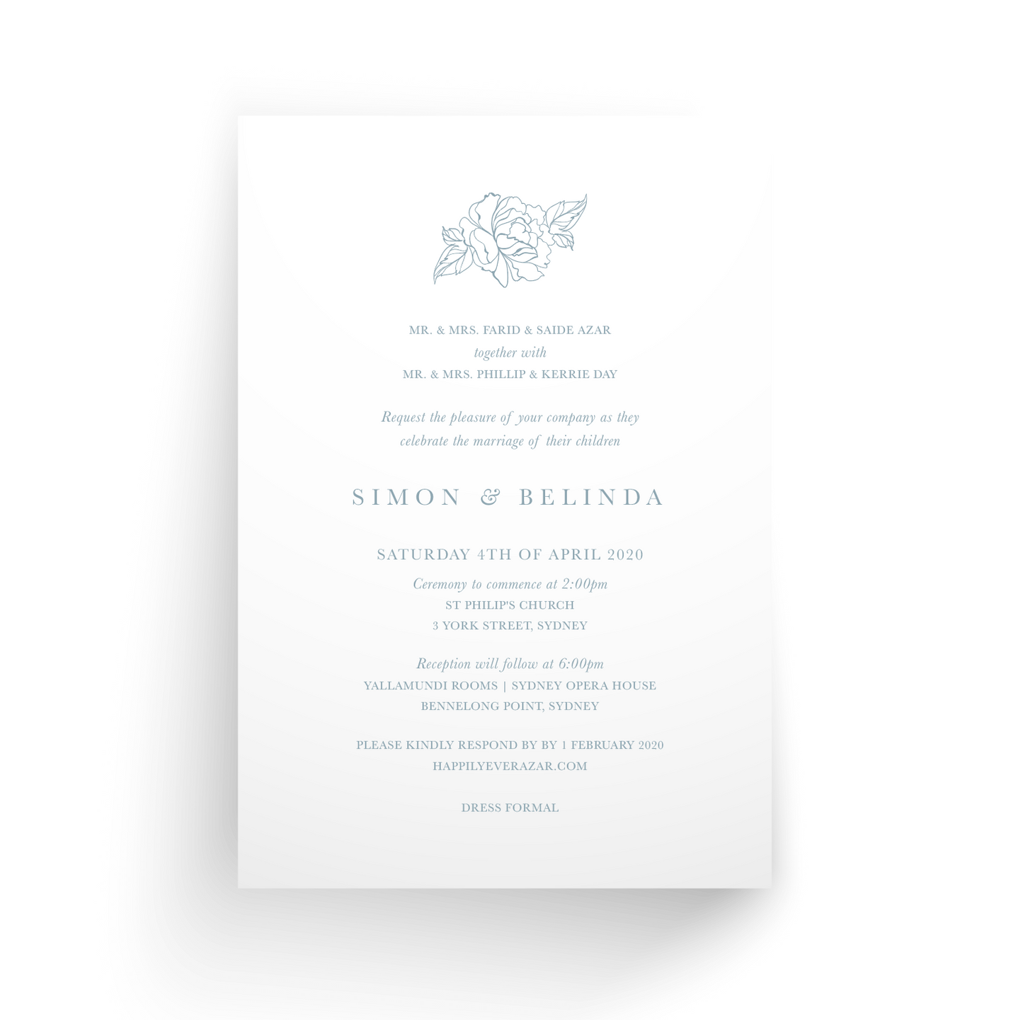 Belinda | Wedding Invitation