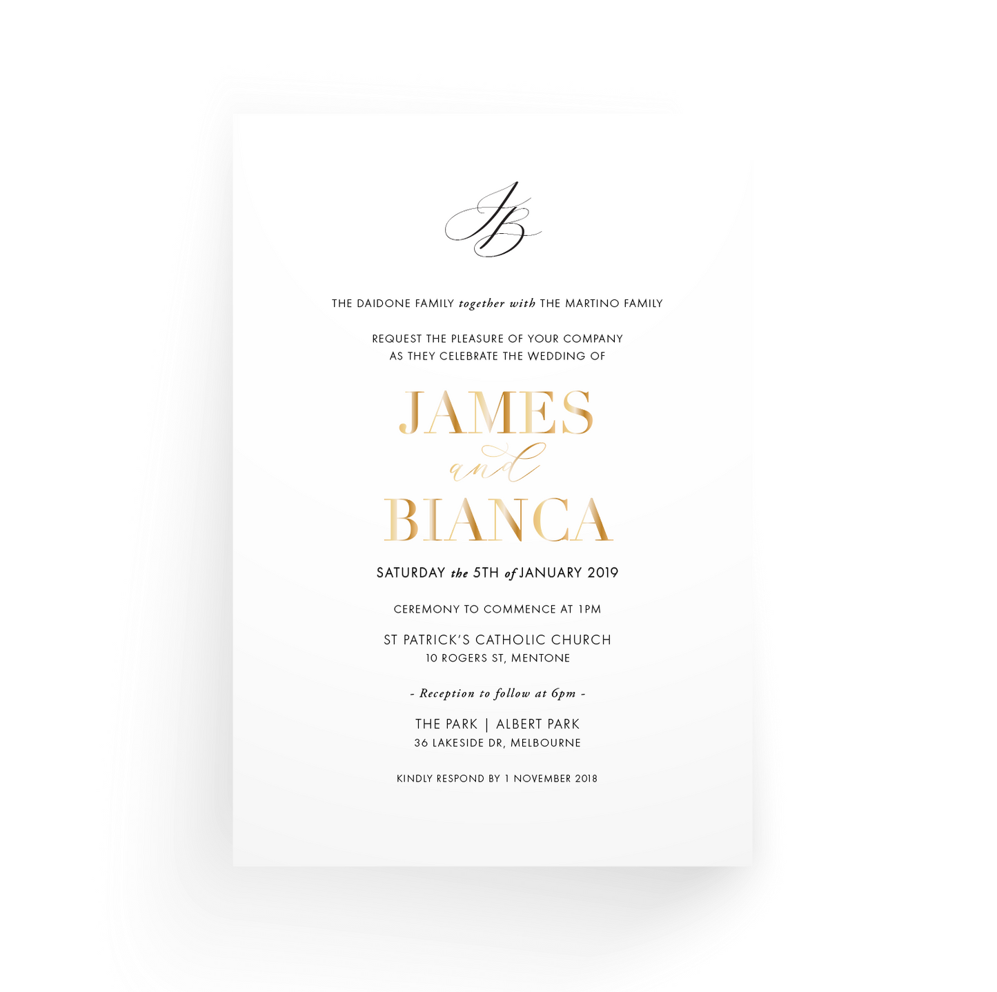 Jane | Wedding Invitation