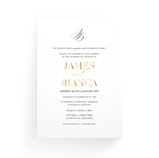 Jane | Wedding Invitation