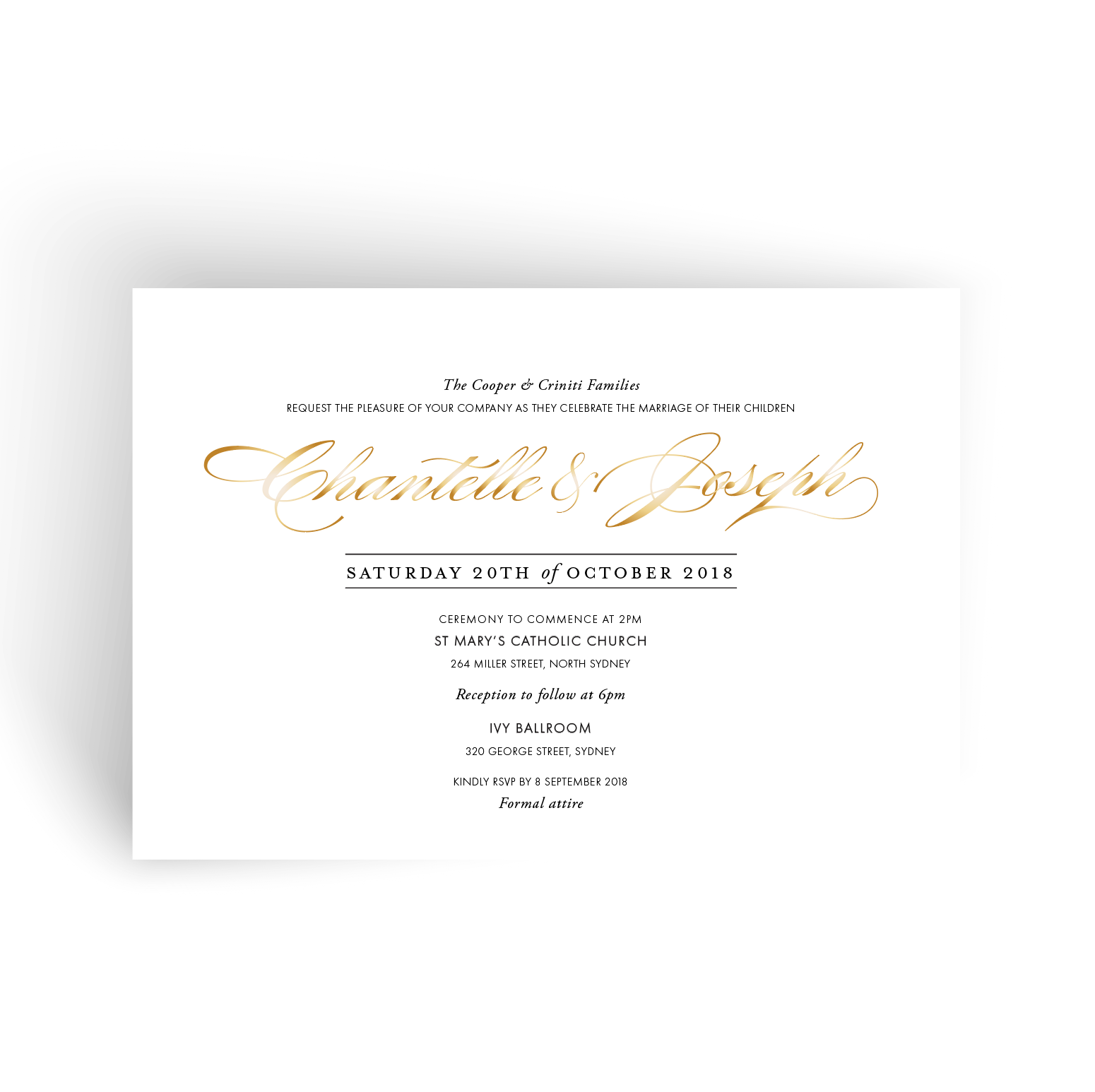 Chantelle | Wedding Invitation