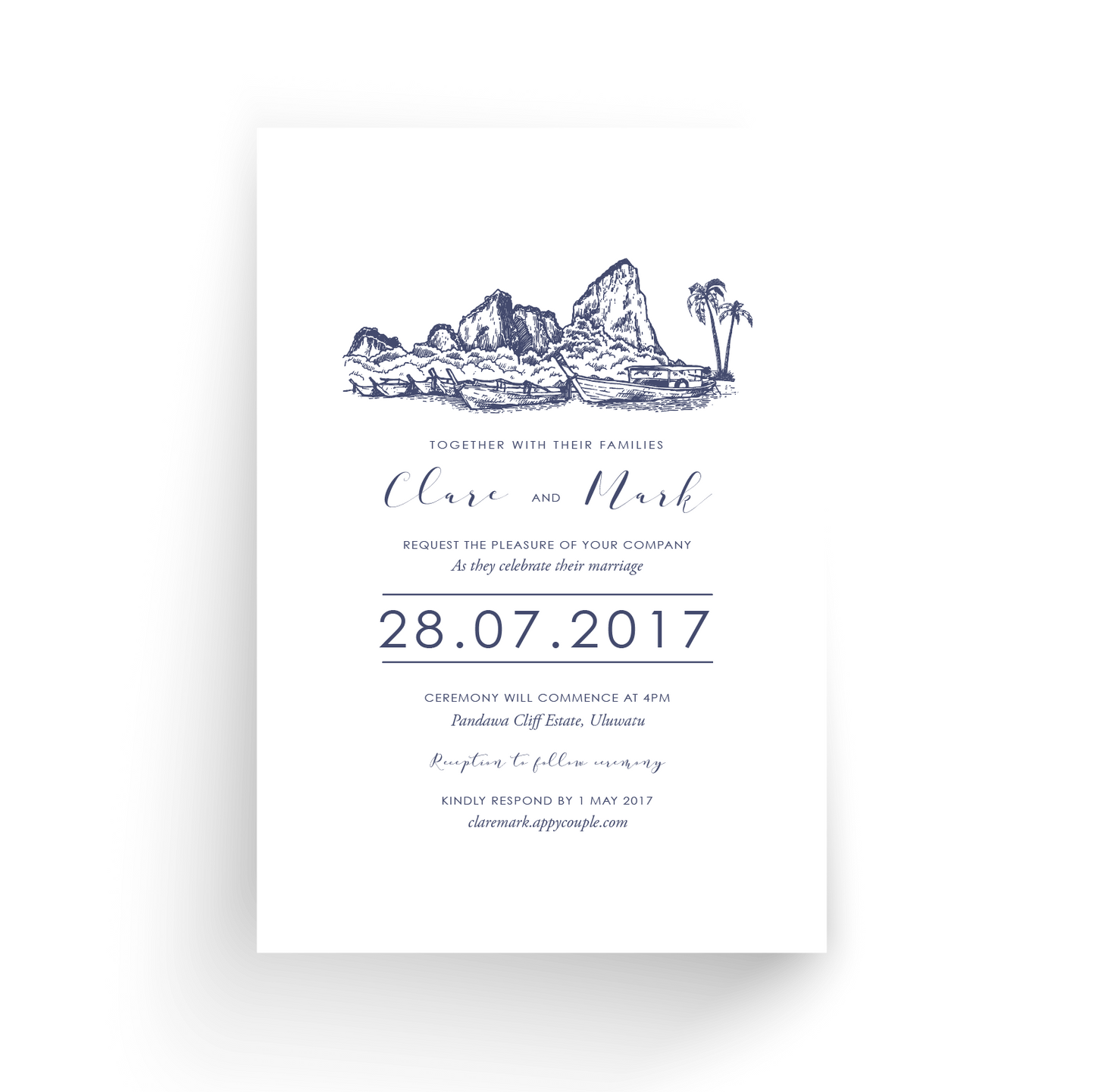 Clara | Wedding Invitation