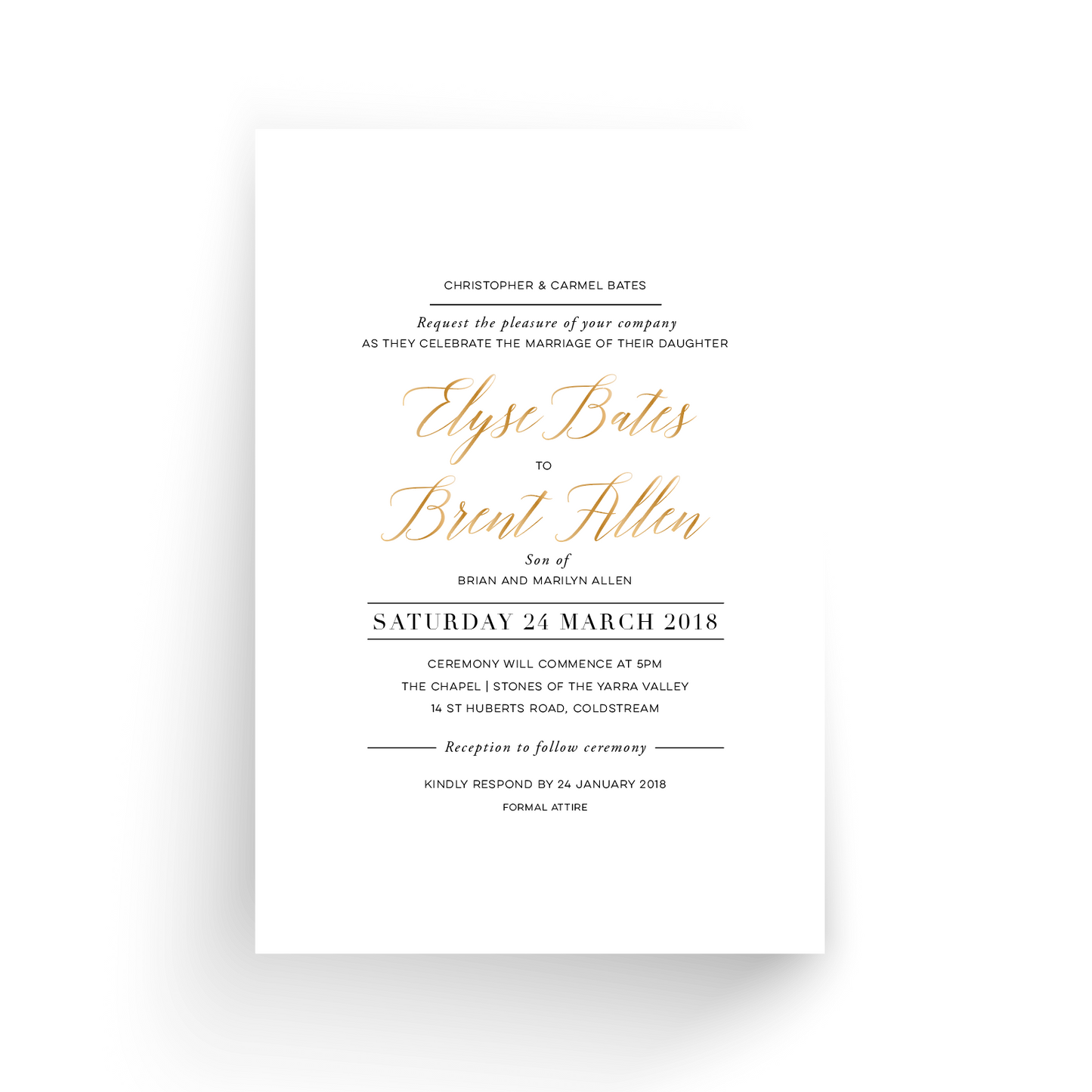 Elyse | Wedding Invitation