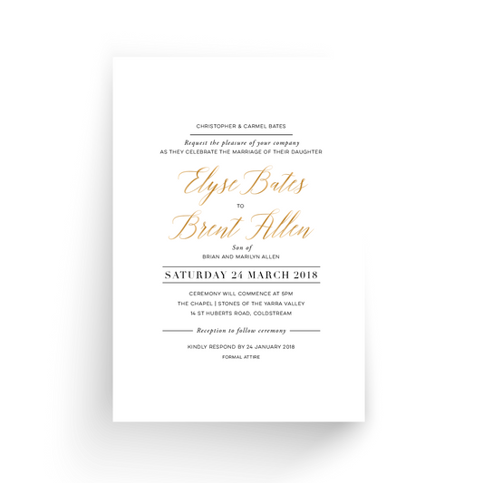 Elyse | Wedding Invitation