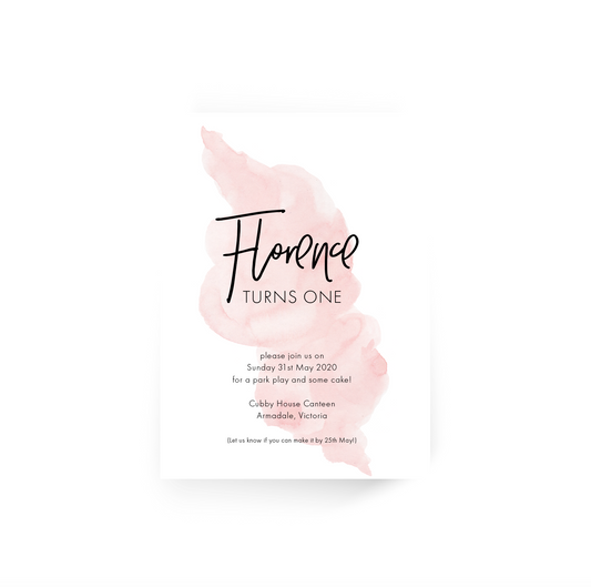 Florence | Baby Invitation