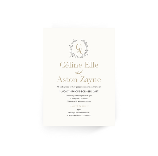 Zane | Baby Invitation