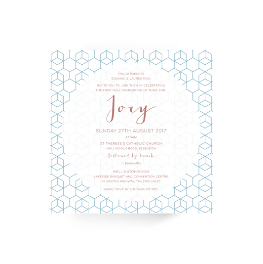 Joey | Holy Communion Invitation