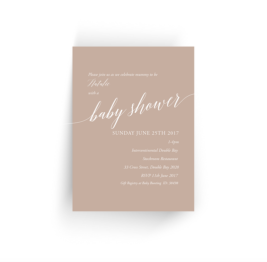 Gumnut | Baby Shower Invitation