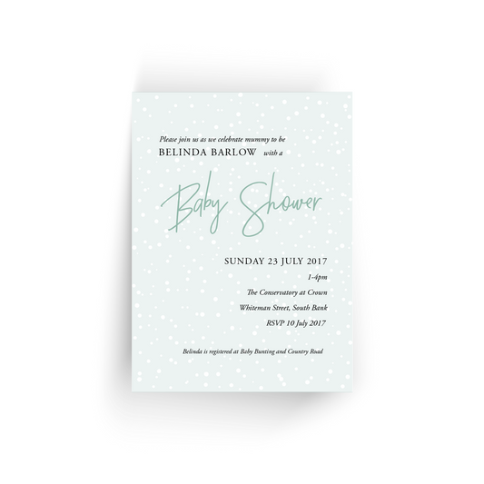 Dotty | Baby Shower Invitation