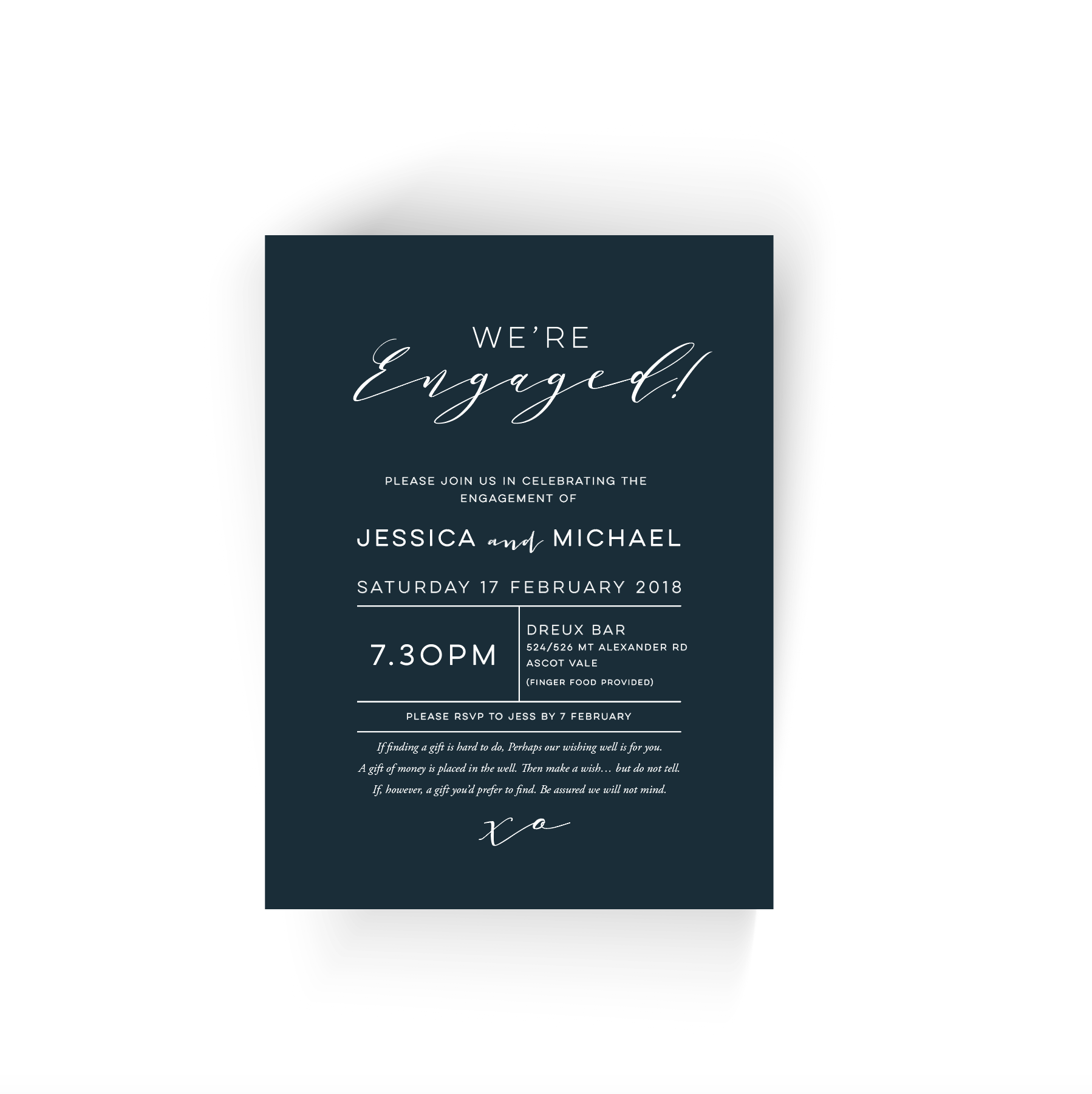 Jessica | Engagement Invitation