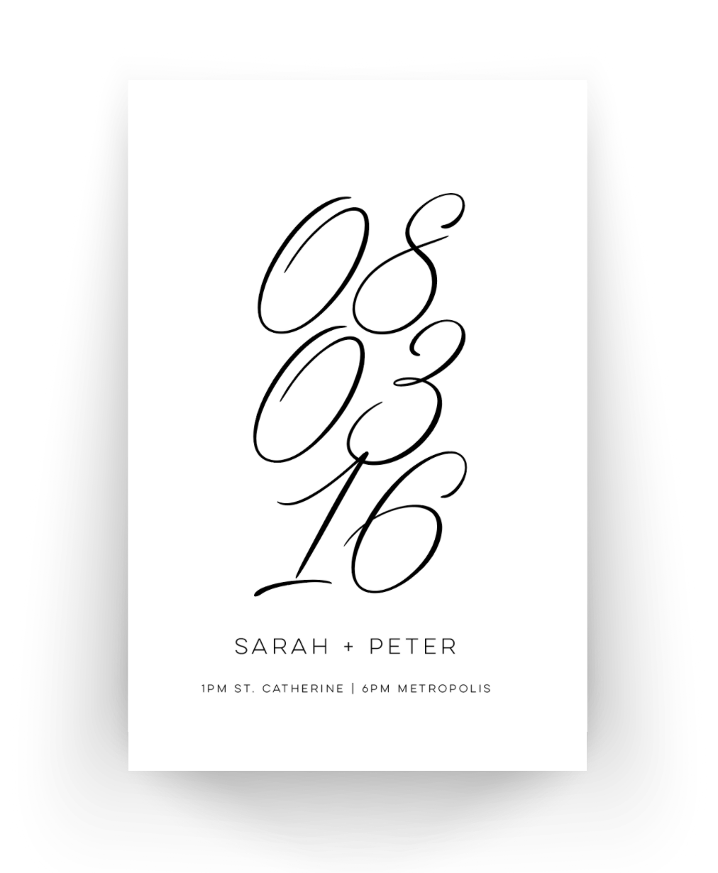 Wedding Poster Print (60x90cm)