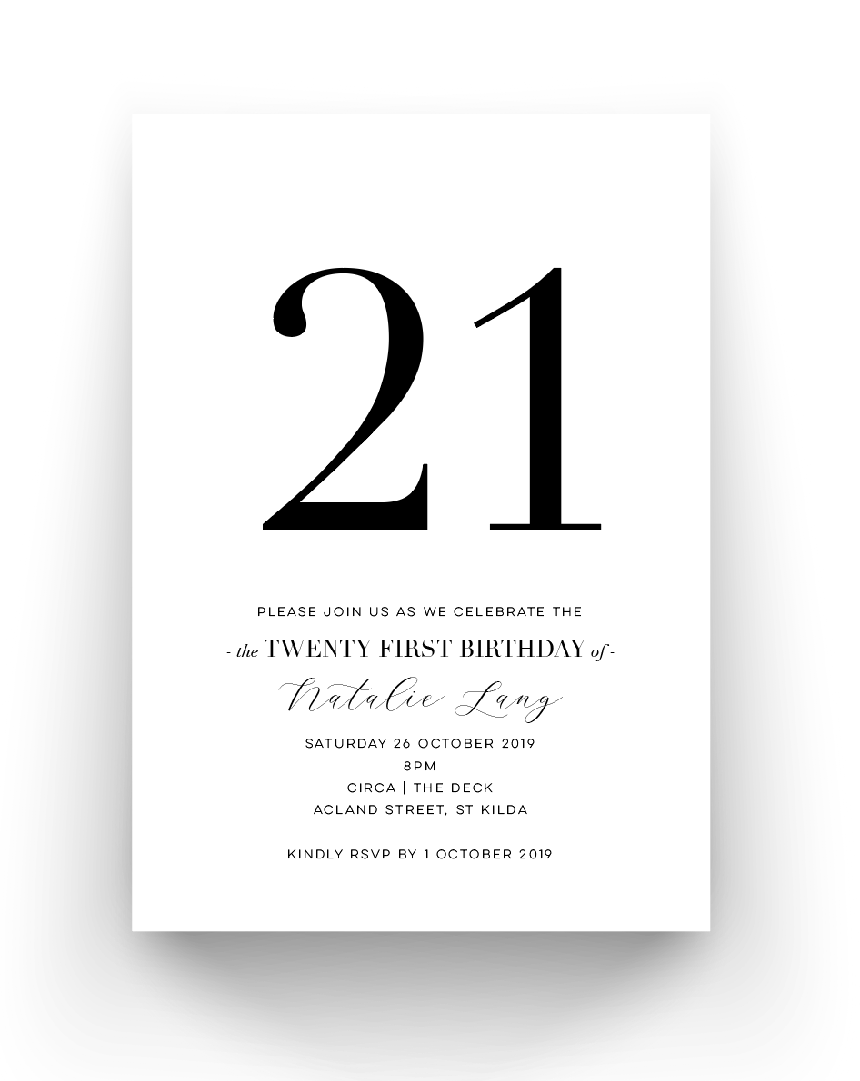 Natalie | Birthday Invitation
