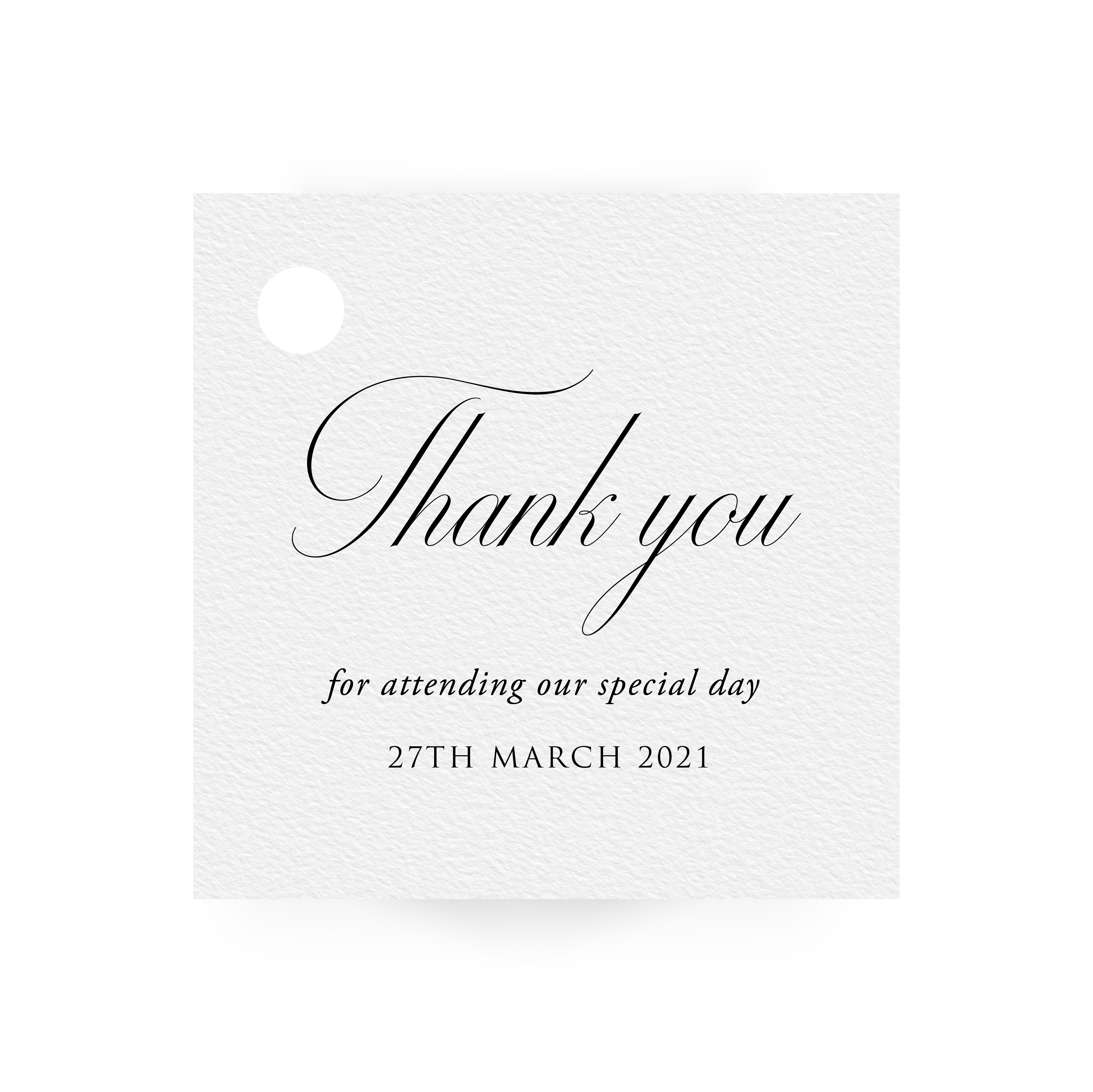 Thank you Tag - FULLY CUSTOMISABLE