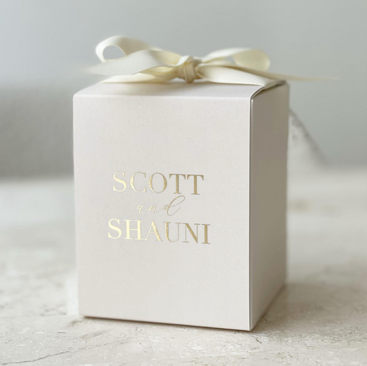 Luxury Favour Box | with optional candle
