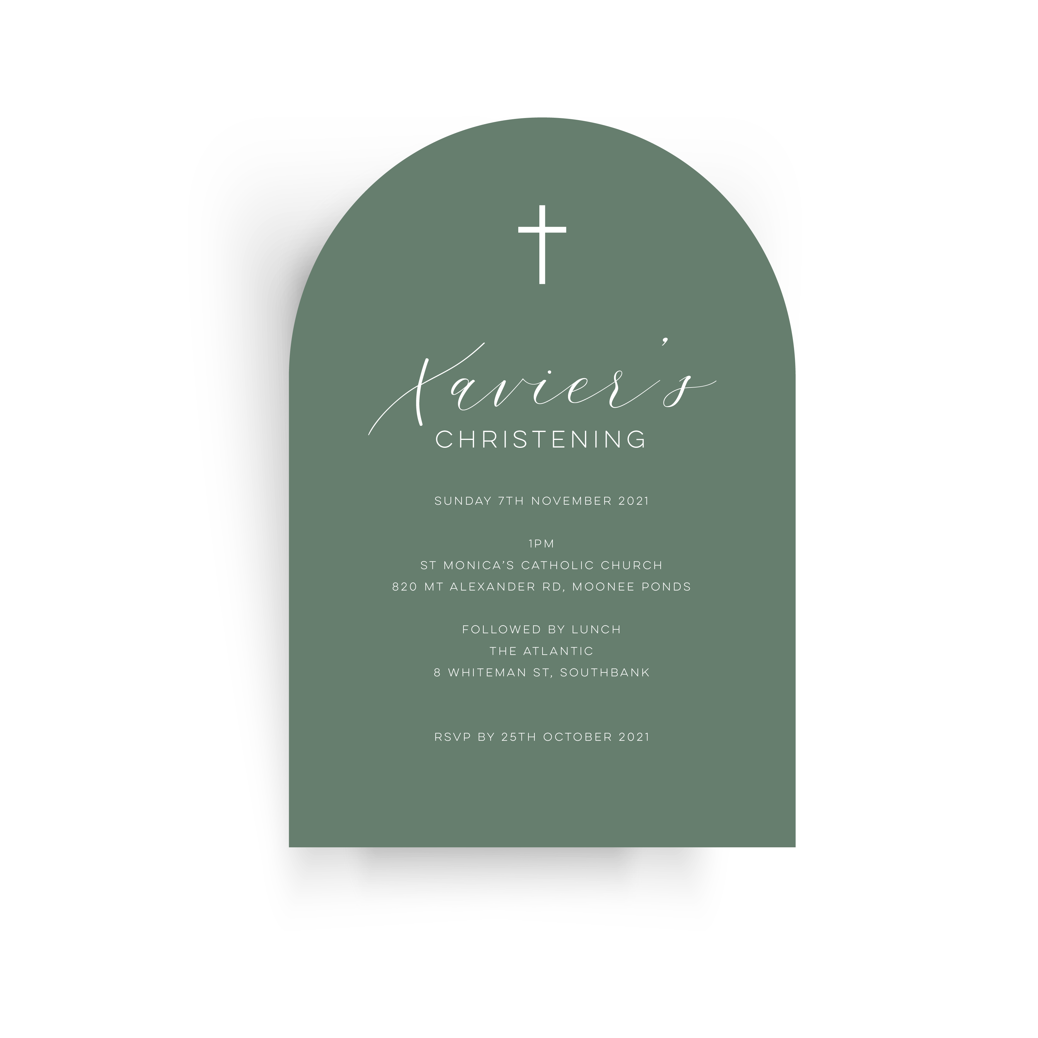 Xavier | Baby Invitation