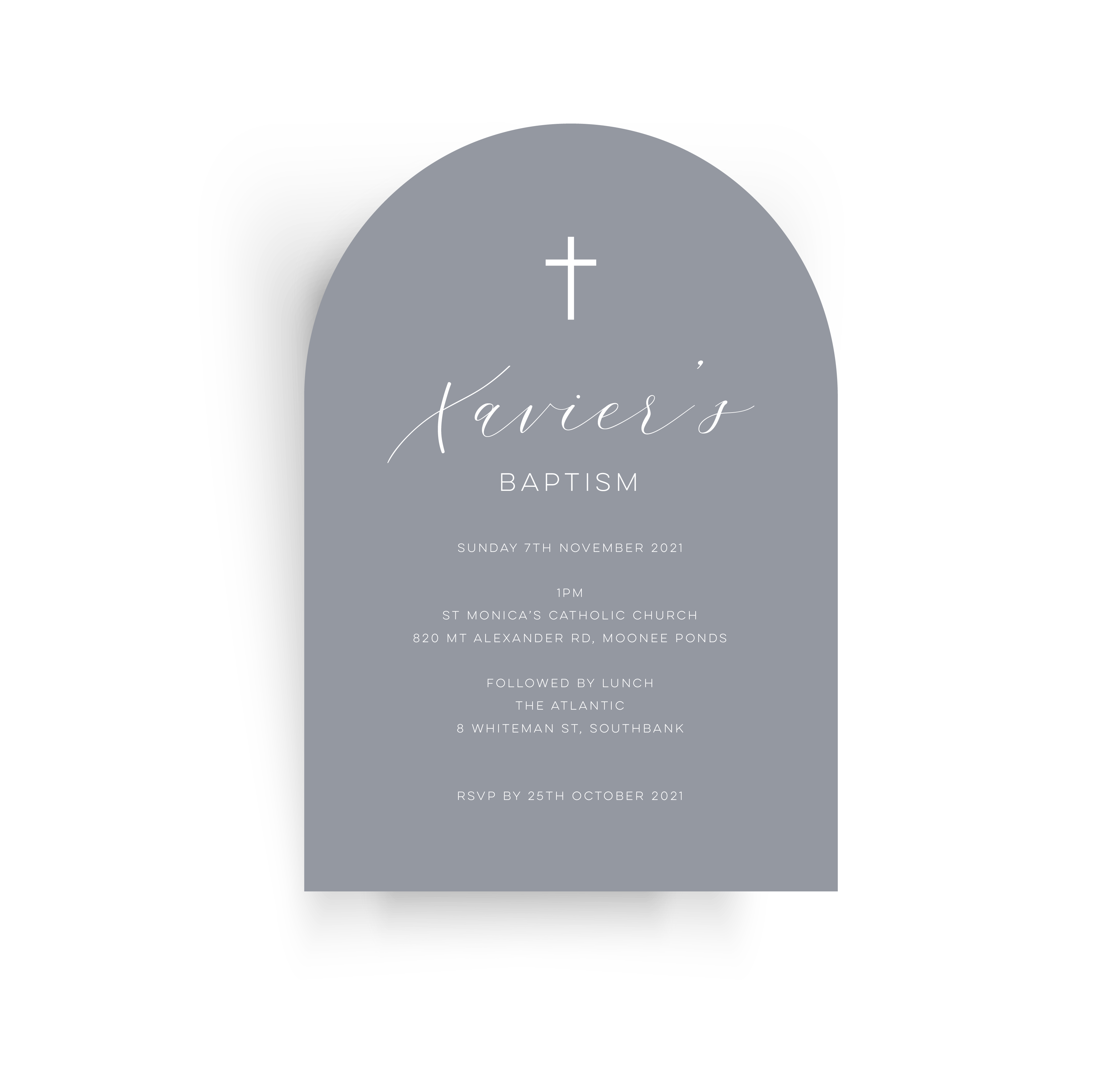 Xavier | Baby Invitation