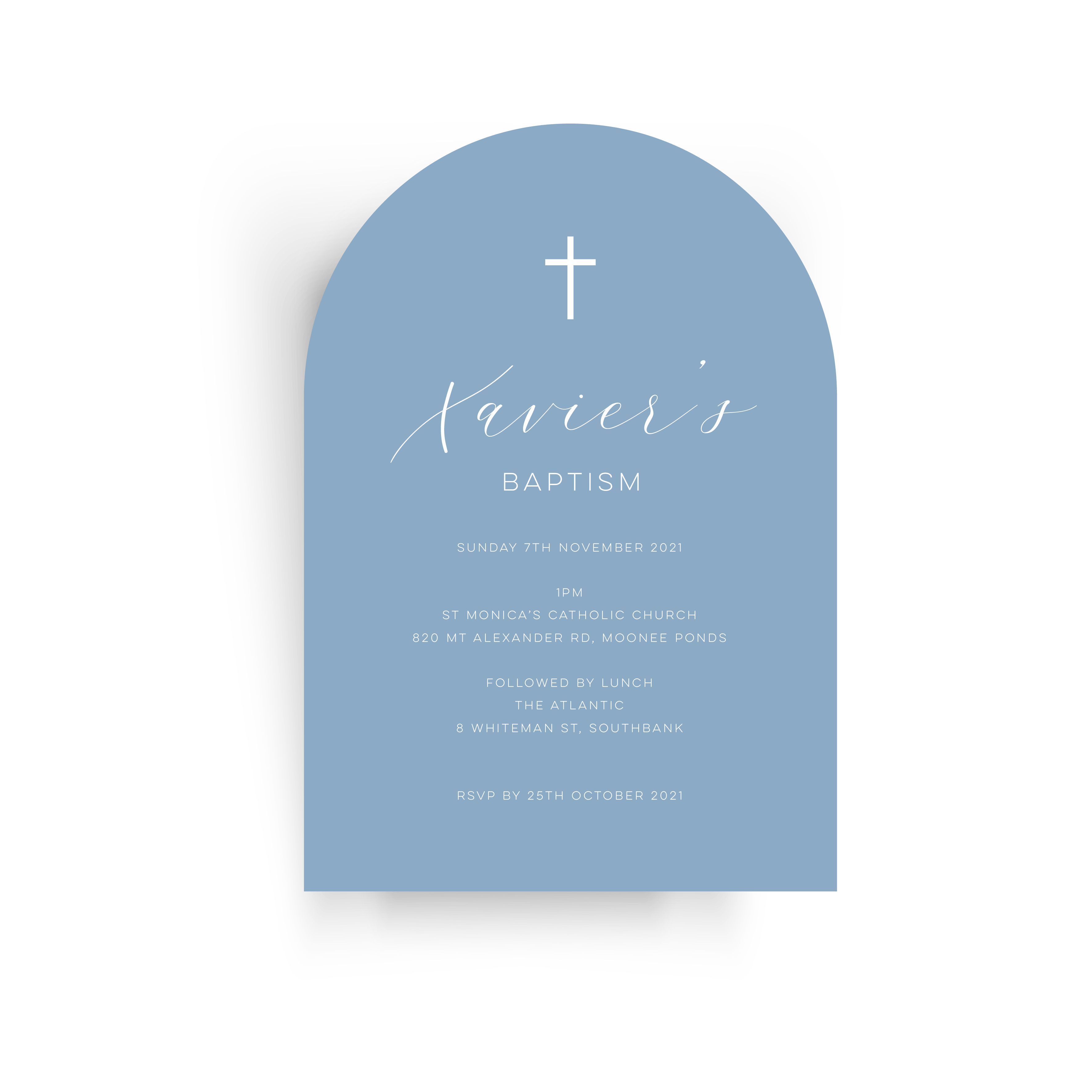 Xavier | Baby Invitation